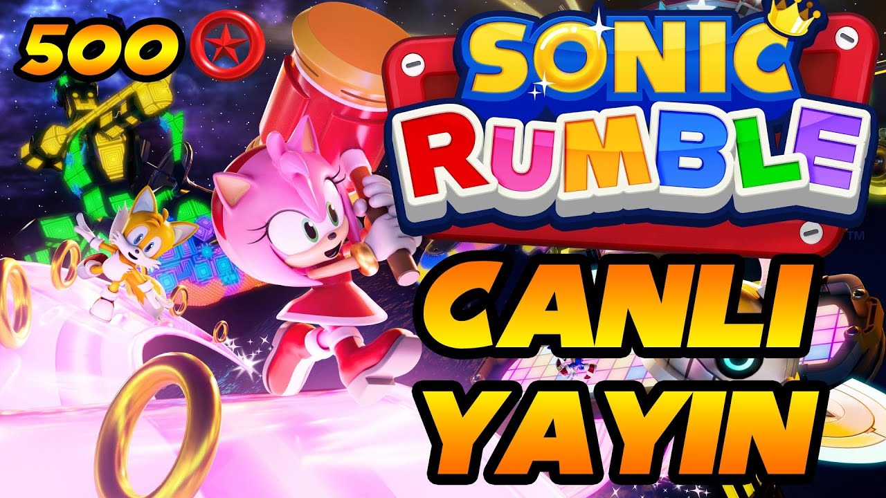 Sonic Rumble 300 RED STAR RİNG ÖDÜLLÜ Türkçe Canlı Yayın