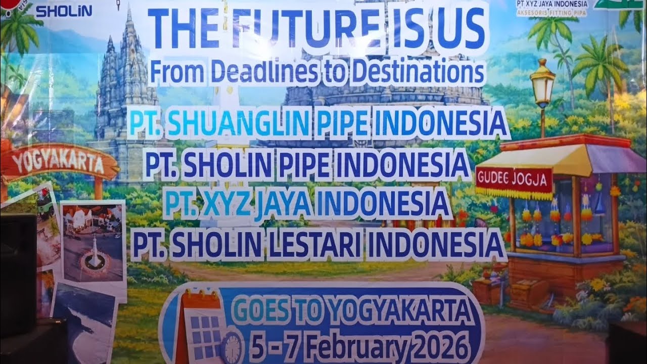 Employee Outing PT SHOLIN PIPE INDONESIA 2026 (The Future Is Is from Deadlines to Destinations) 