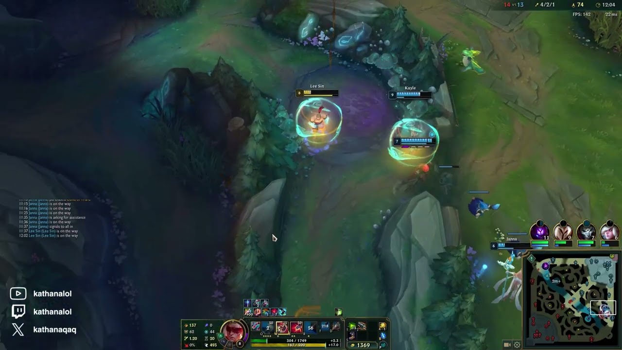 Lee Sin vs Rengar *QUADRAKILL* | Full Diamond Elo Gameplay 25.20 (2025 Ranked)