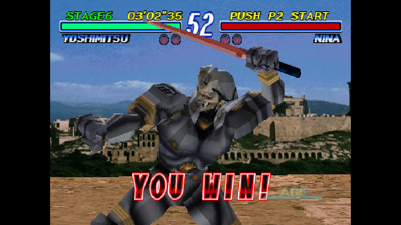 Tekken 2 (PSX) Longplay - Yoshimitsu Playthrough