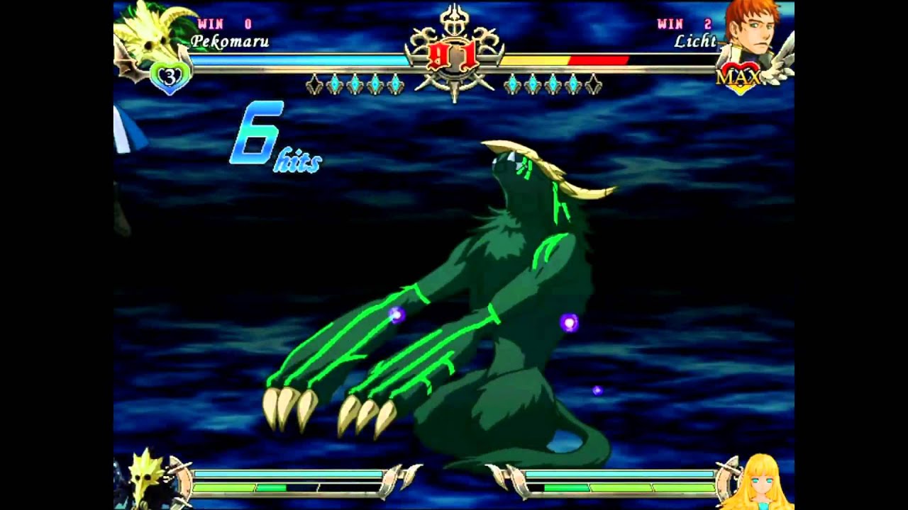 Daemon Bride Pekomaru & Asuma Basic Combos