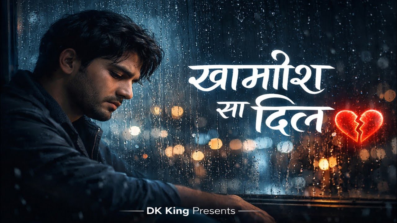 ख़ामोश सा-दिल | Sad Emotional Hindi Song | Breakup Music Video