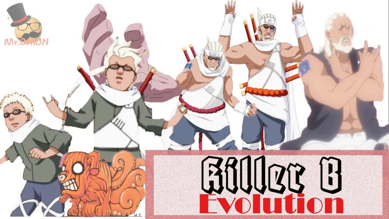 Naruto character: Killer B's Evolution (All forms)