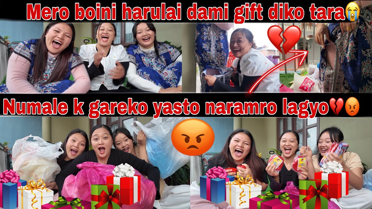 Everyone Was Laughing Color Gift Exchange🤣 || unexpected reaction❣️😍
