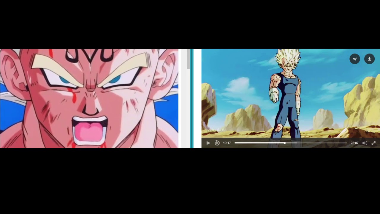 Vegeta's Speech - Original vs Kai