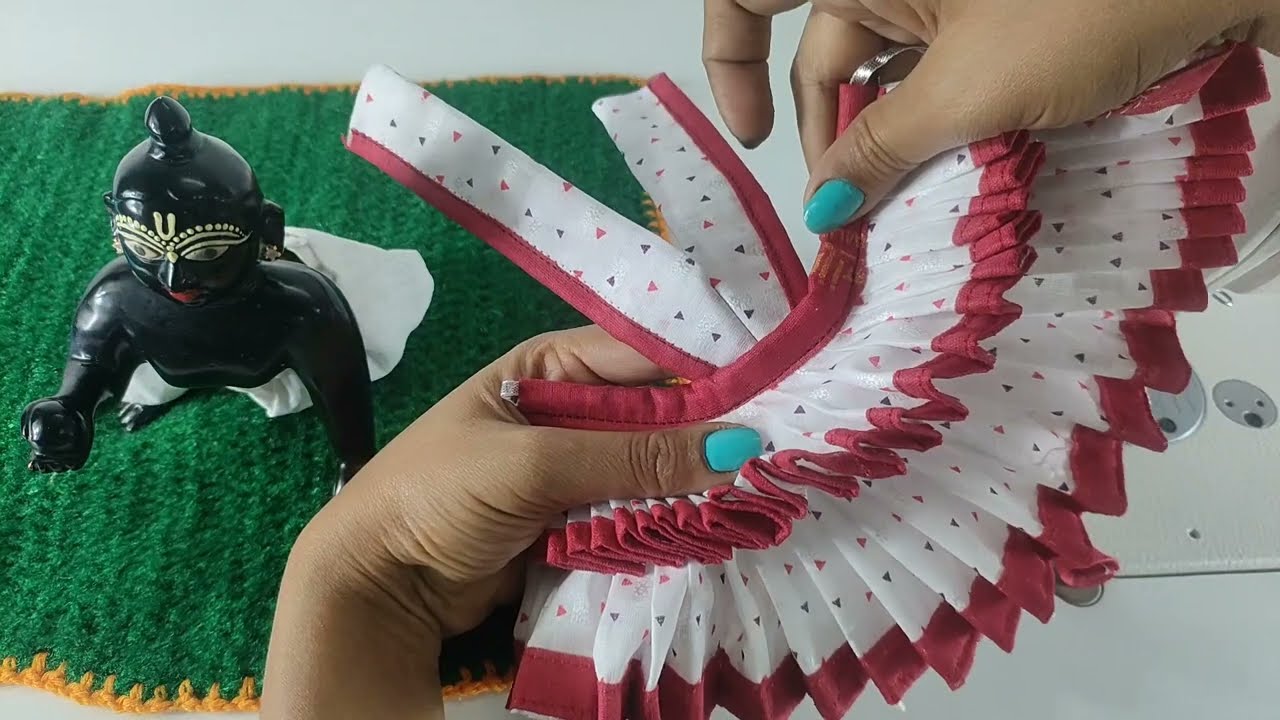 laddugopal summer special dress by amritifahsionvilla || how to make kanha ji cotton dress ||