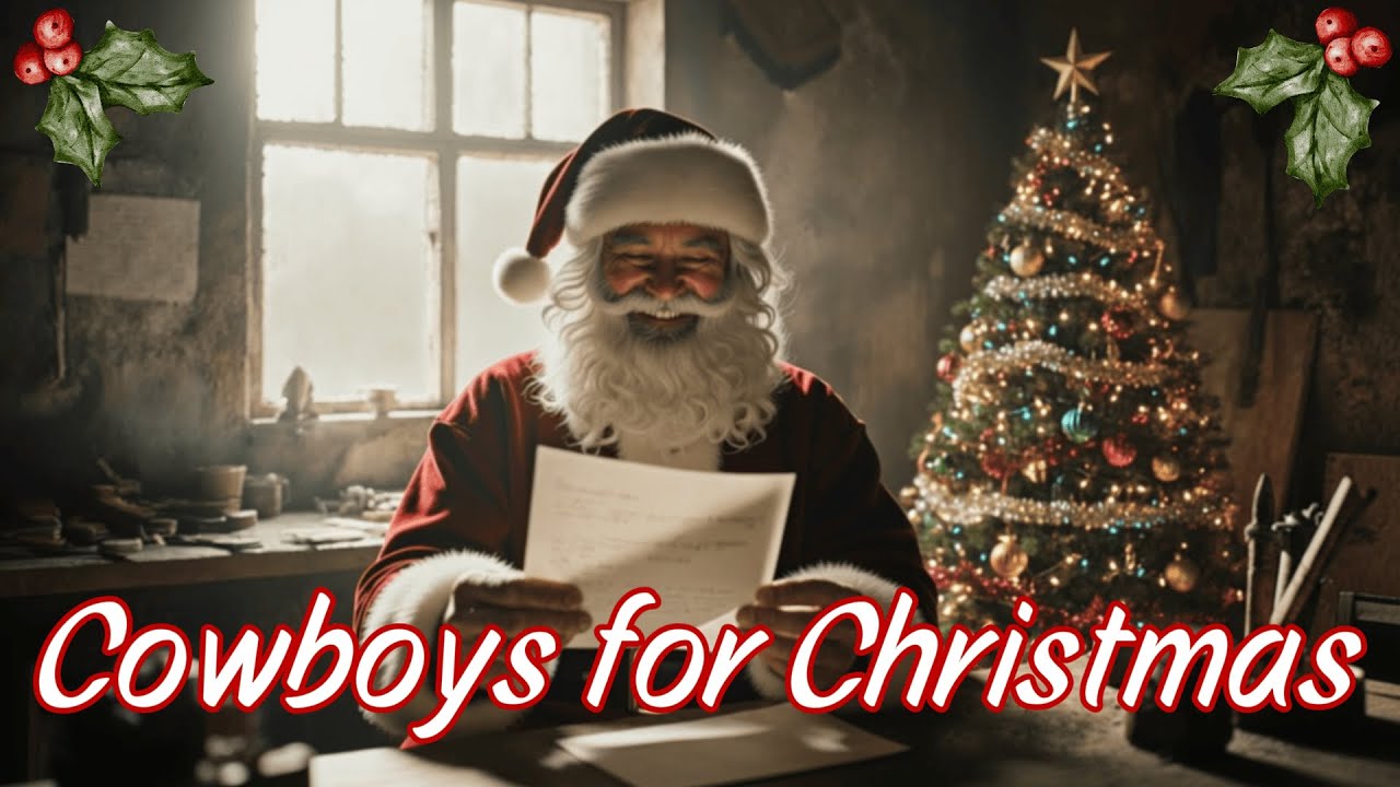 Cowboys for Christmas -  Music Video/Lyrics | Digitally Made Country Christmas Music #countrymusic