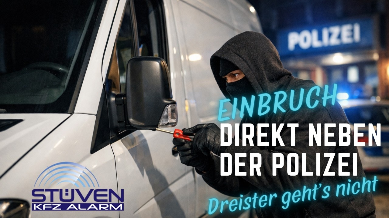😱Einbruch direkt neben der Polizeiwache🚨👮‍♂️ – Sprinter komplett verwüstet!