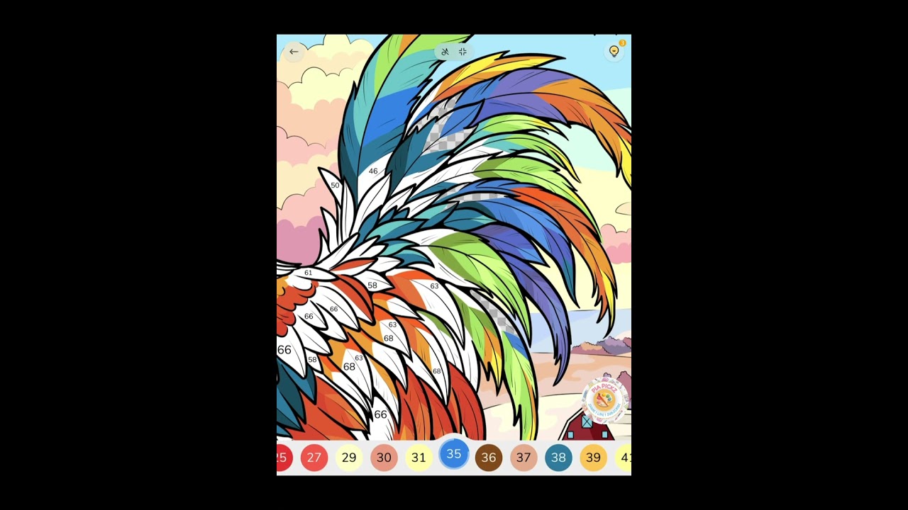 Rooster on the Fence (Zen Color)