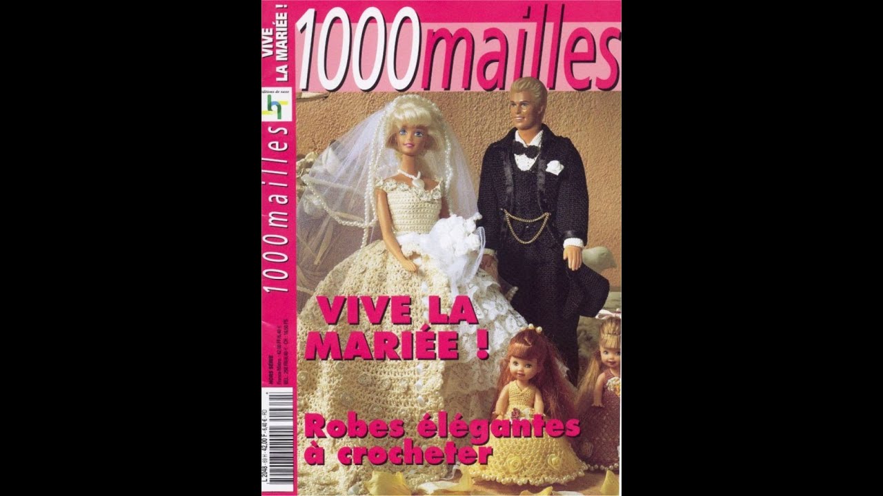 1000 Mailles special №69 Vive la mariee Журнал с образцами на французском языке