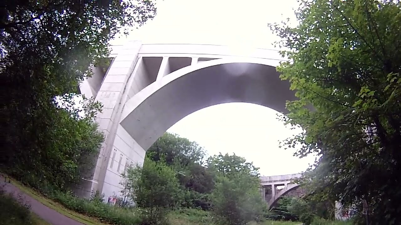 Newtownabbey way cycle route visiting the viaducts