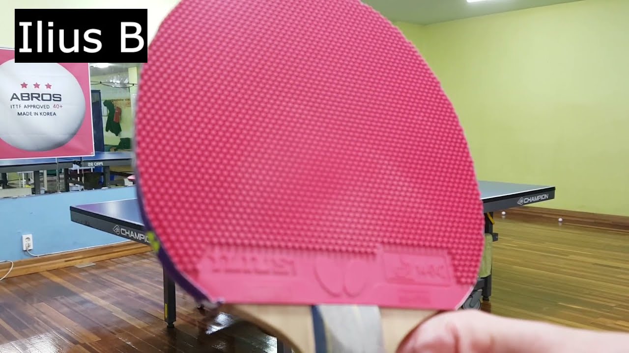 Comparison for Ilius S & B with 1.3mm sponge