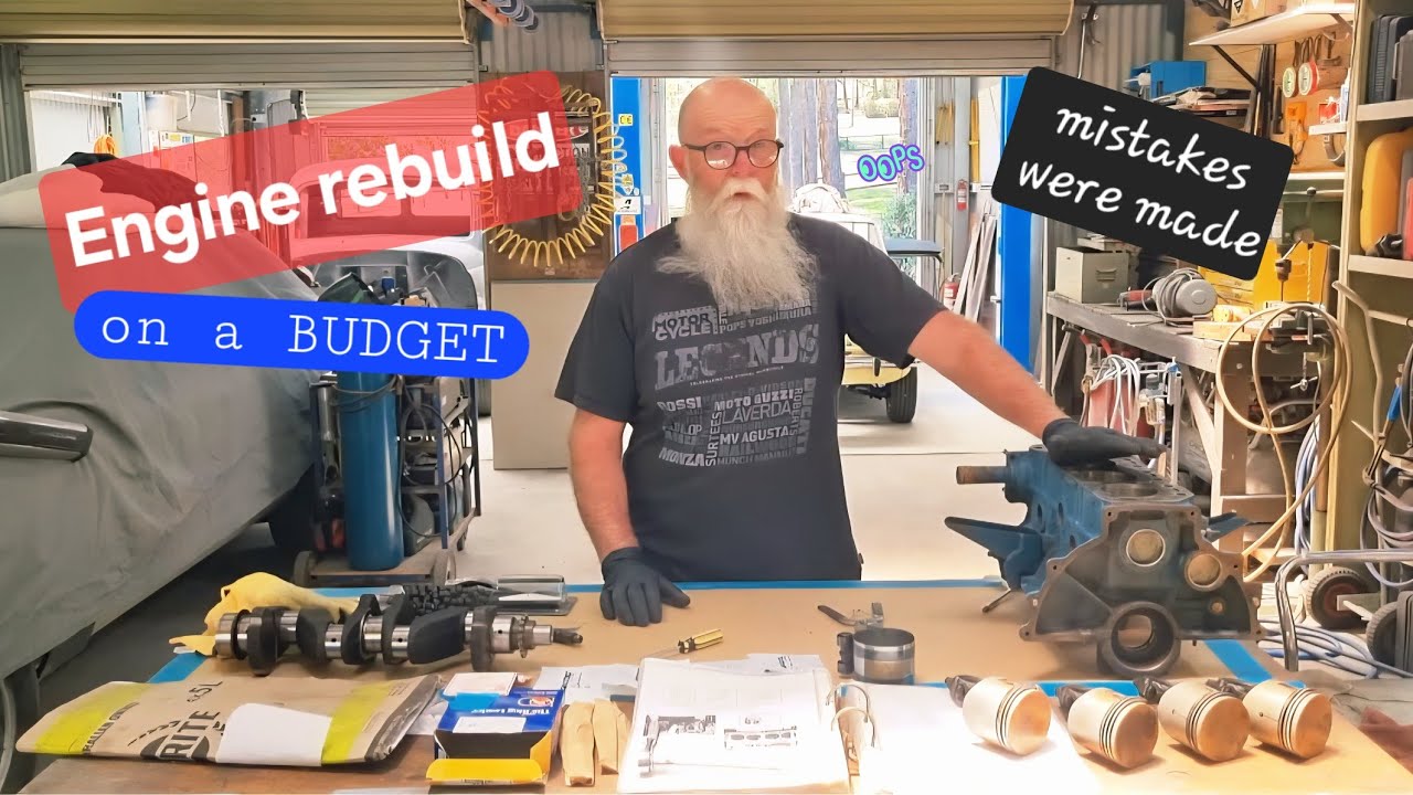 Datsun 1000 Engine rebuild (on a tight budget) All did not go to plan. 