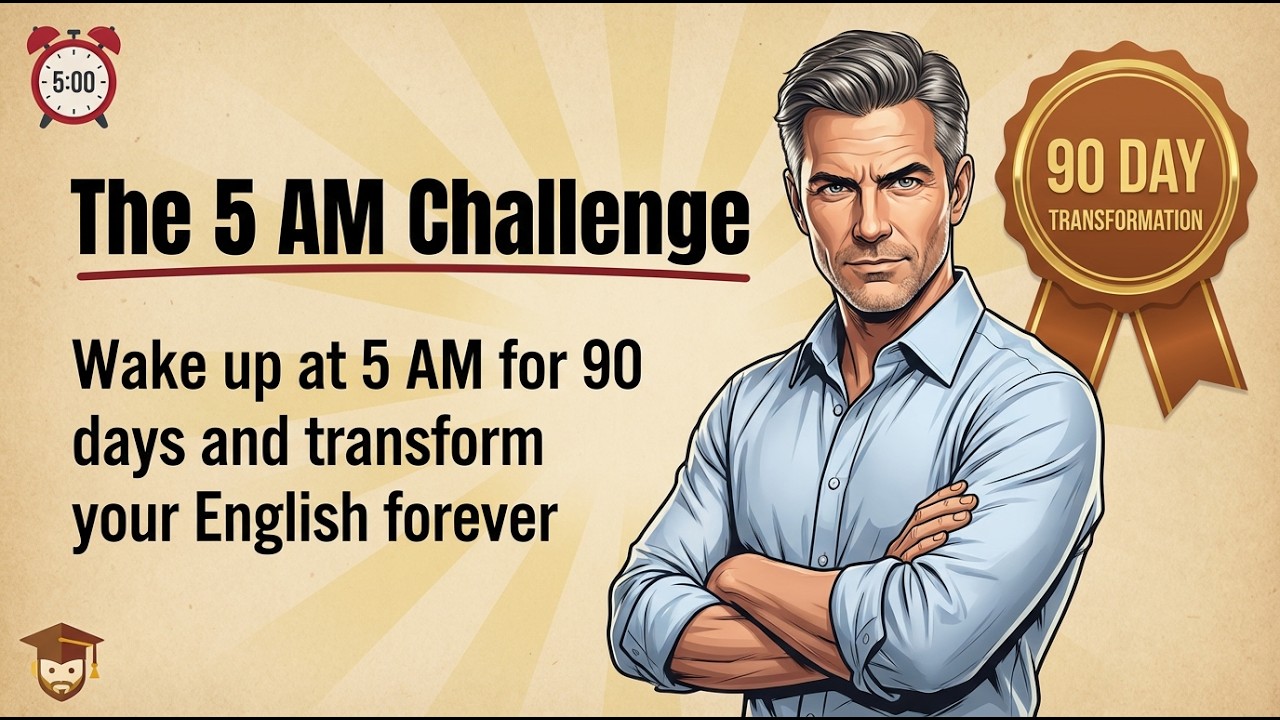 5 AM English Challenge || 90 Days to Transform Your Life || Are You Ready? 🔥