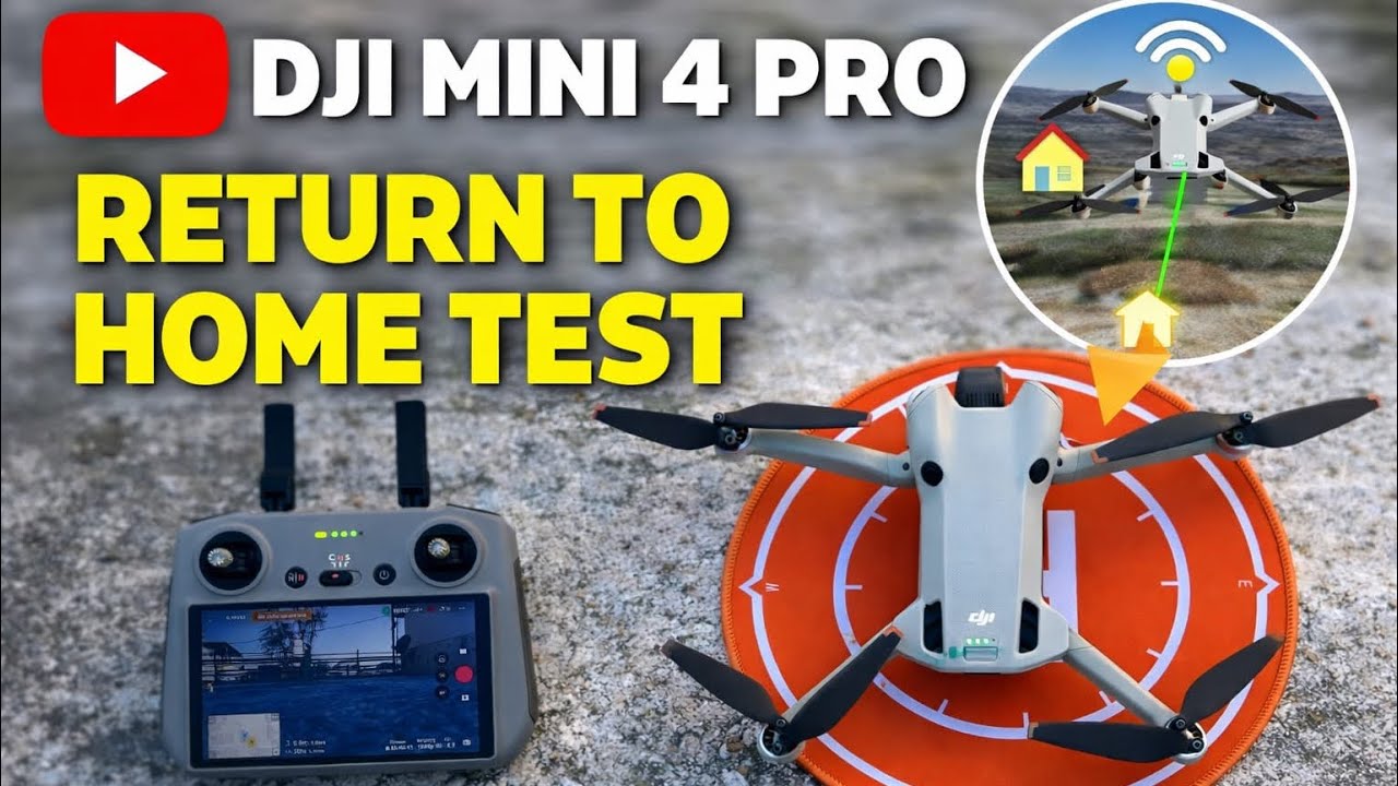 Dji mini 4 pro Return to home test |DJI KING|