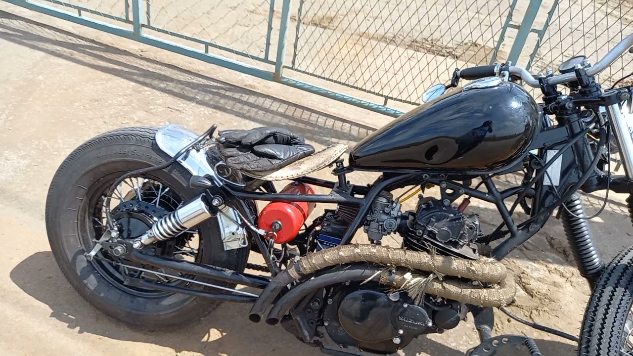 intruder 350 cc bobber