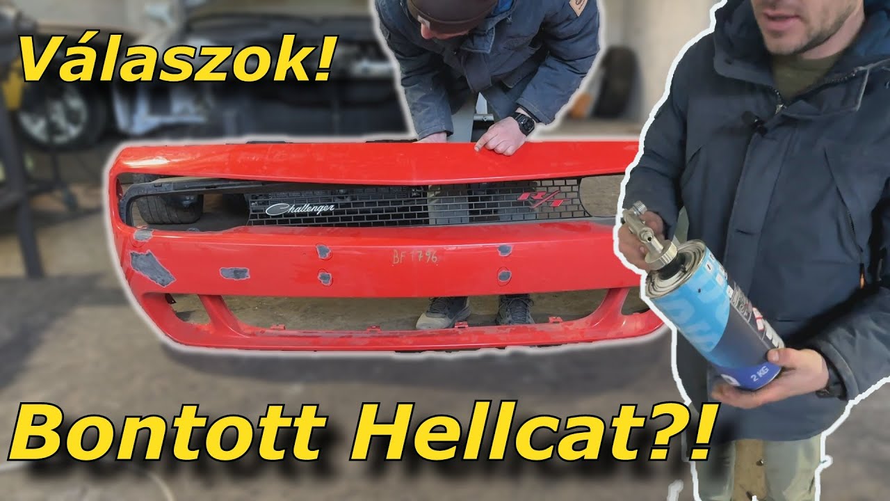 Mivel festettük a Rangert? Bontott Dodge Hellcat Romániában!