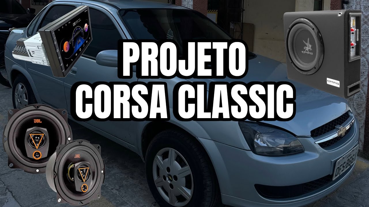 Modificando meu Classic / 4 JBL 80w, sub Corzus, multimídia e mais alguns acessórios!! 