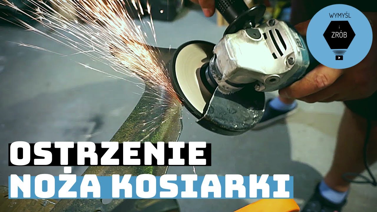 Jak naostrzyć i wyważyć nóż kosiarki - prosty sposób na ostrzenie - krok po kroku | DIY #4