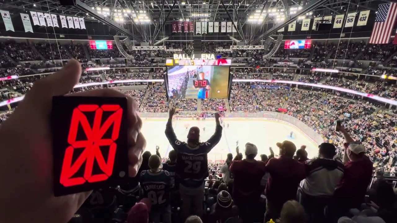 Colorado Avalanche Goal Horn Live! Vs Boston Bruins (Oct 18, 2025) (EMPTY NET FOR BOSTON)