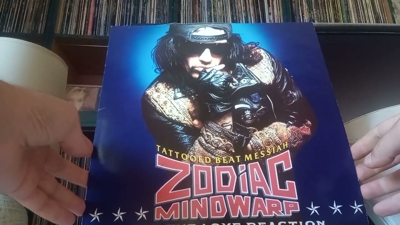 [for sale, check description] ZODIAC MINDWARP AND THE LOVE REACTION: Tattooed Beat Messiah LP