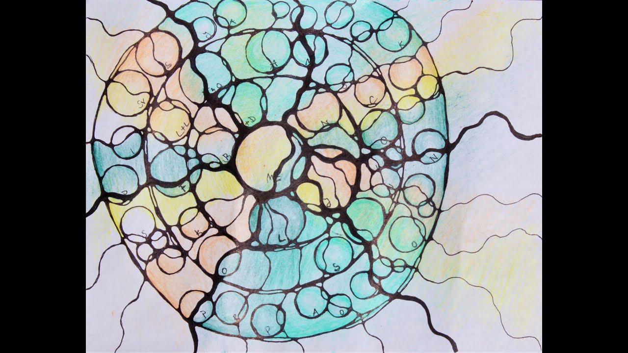 Stronger Together - NeuroGraphica drawing process by NeuroArtProject