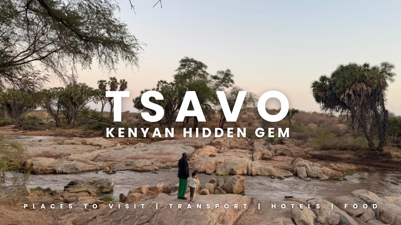 Slow living travelling through KENYA with my family, Tsavo East national park