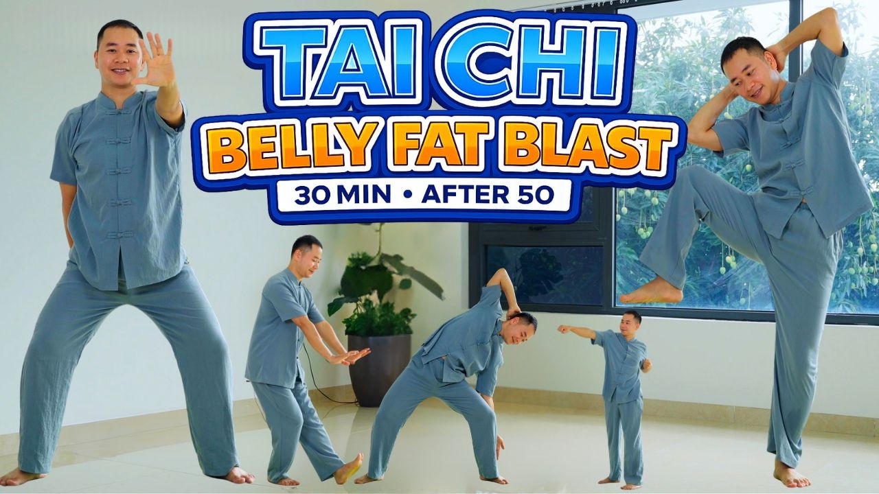 30-Min Tai Chi Workout - Burn Fat & Lose Weight Naturally After 50