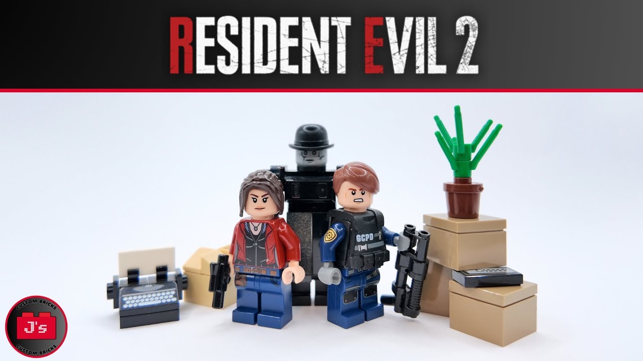 LEGO Resident Evil 2 Remake (2019) Custom Minifigure Showcase