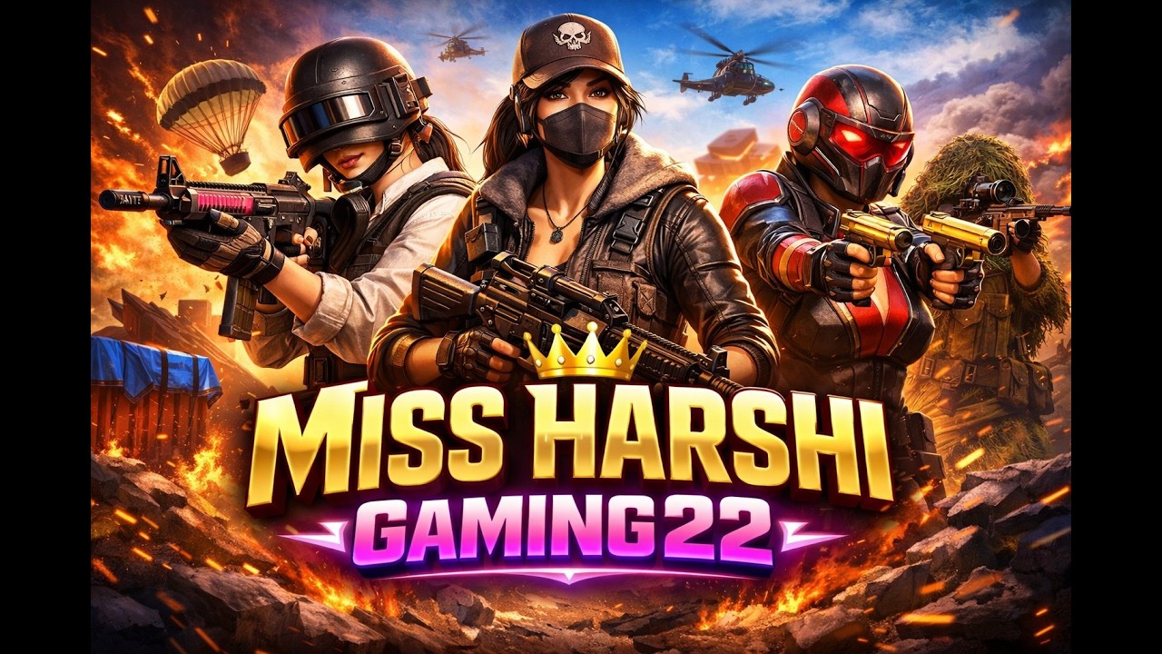 👑 ACE TIER QUEEN IS LIVE! | Miss Harshi Gaming22 | Pro Level Clutches 🔥