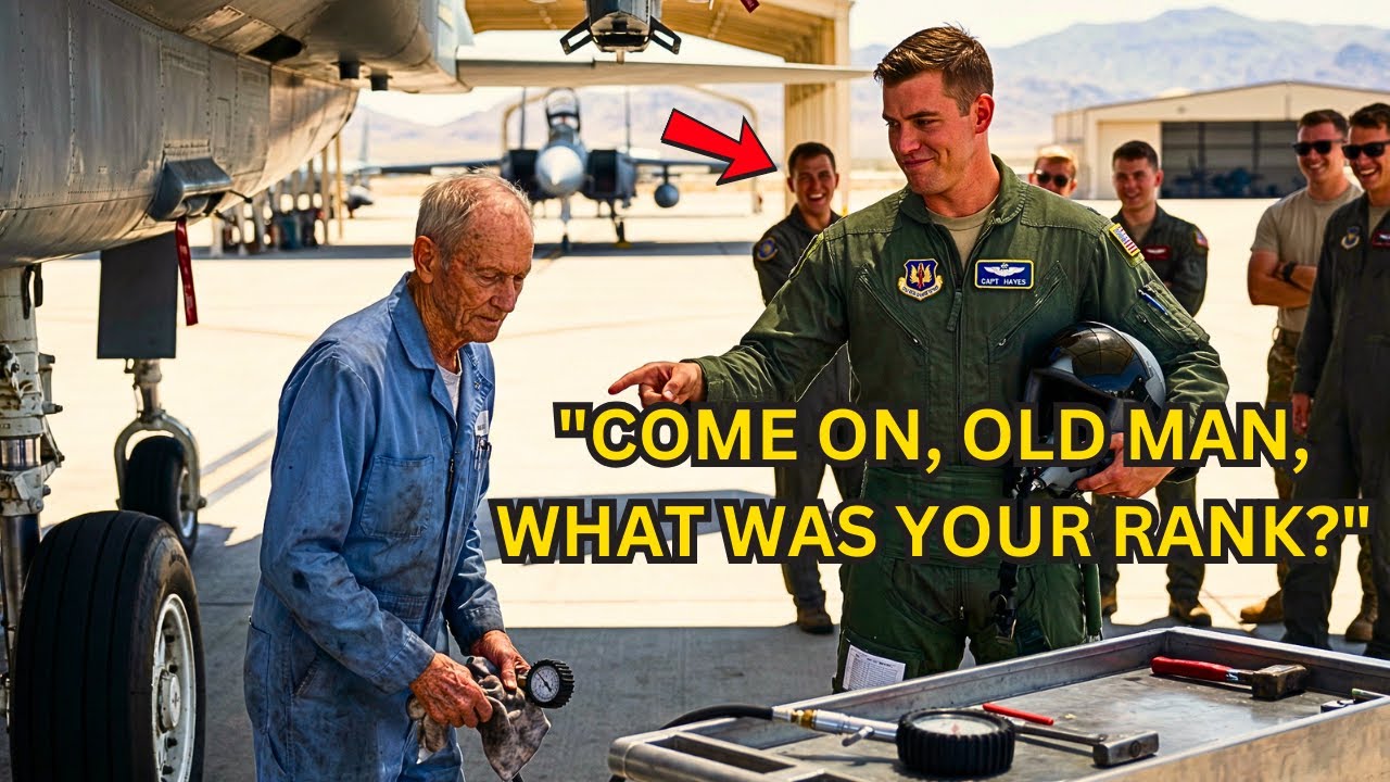 Fighter Pilot Mocked the Old Maintenance Worker — Until the General Called Him 