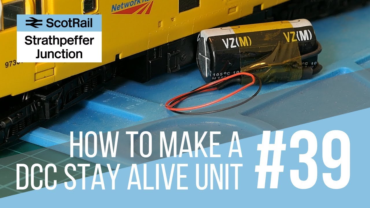 #39 Part 1: How to make a Stay Alive Capacitor Unit (Hornby TTS Sound Decoder and Others)