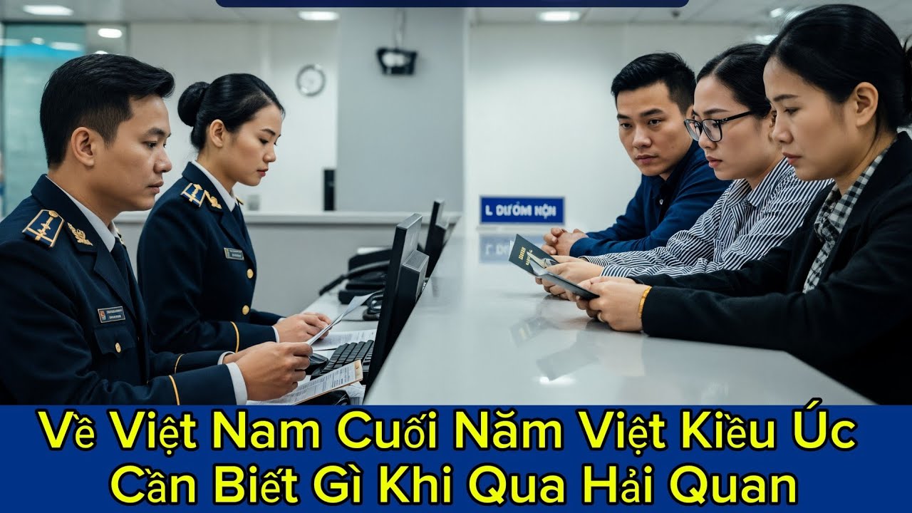 Về Việt Nam Cuối Năm, Việt Kiều Úc Dễ Bị Hỏi Gì Nhất Khi Qua Hải Quan?