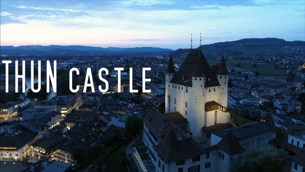 Unveiling Thun Castle: Breathtaking 4K Aerial & Walking Journey in Bern, Switzerland