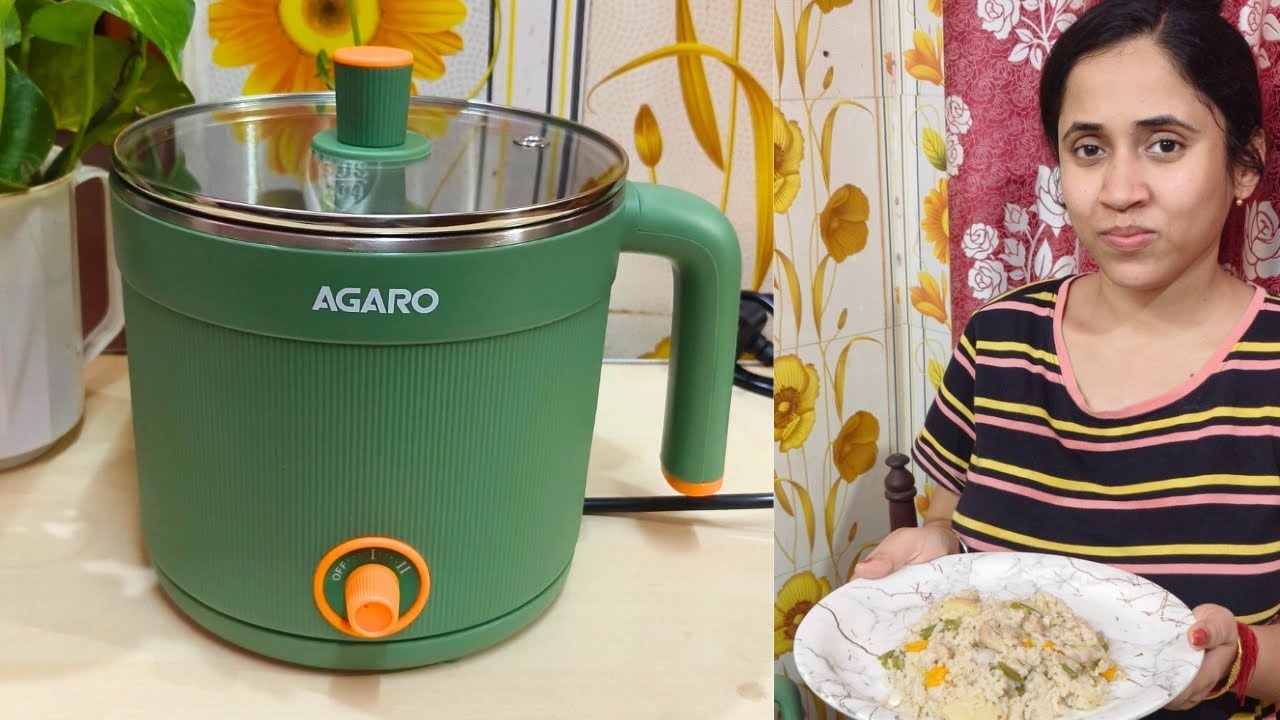 Healthly and Tasty One Pot Meal under 10 mins | AGARO Regency Multi Cook Kettle with Steamer