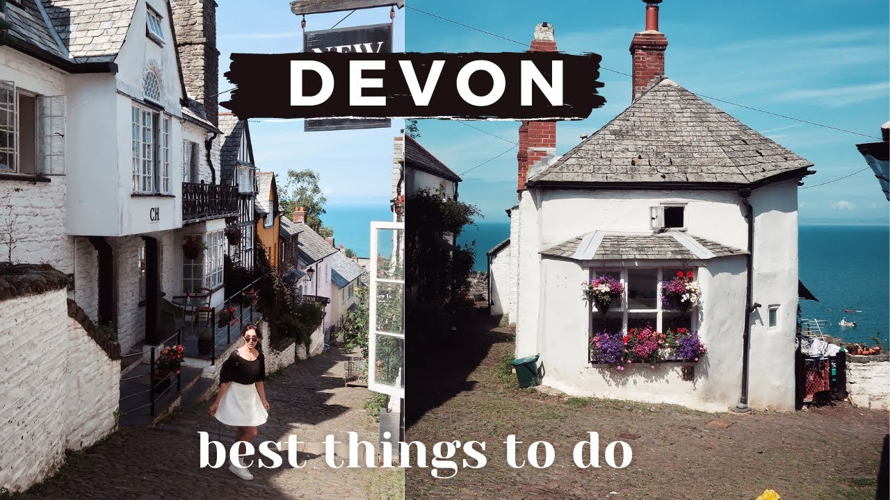 Things to Do in Devon: Clovelly Village and Secret Cafe on Barricane Beach (Travel Vlog)