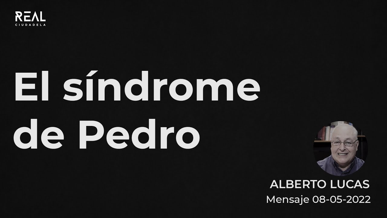 El síndrome de pedro - Alberto Lucas - 8 05 22