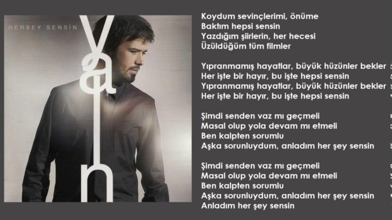 Yalın - Her Şey Sensin (Orijinal Karaoke)