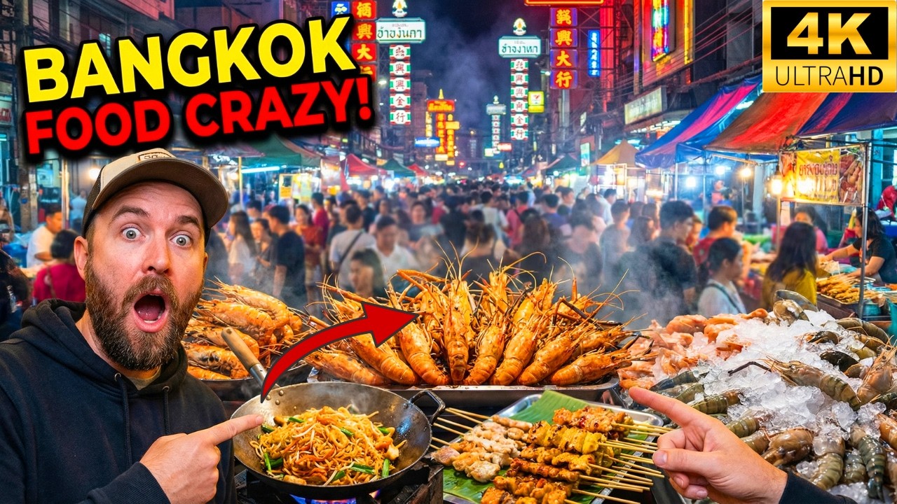 Bangkok&rsquo;s CRAZIEST Night Market 2026 😱 | Srinagarindra Train Market Street Food Tour