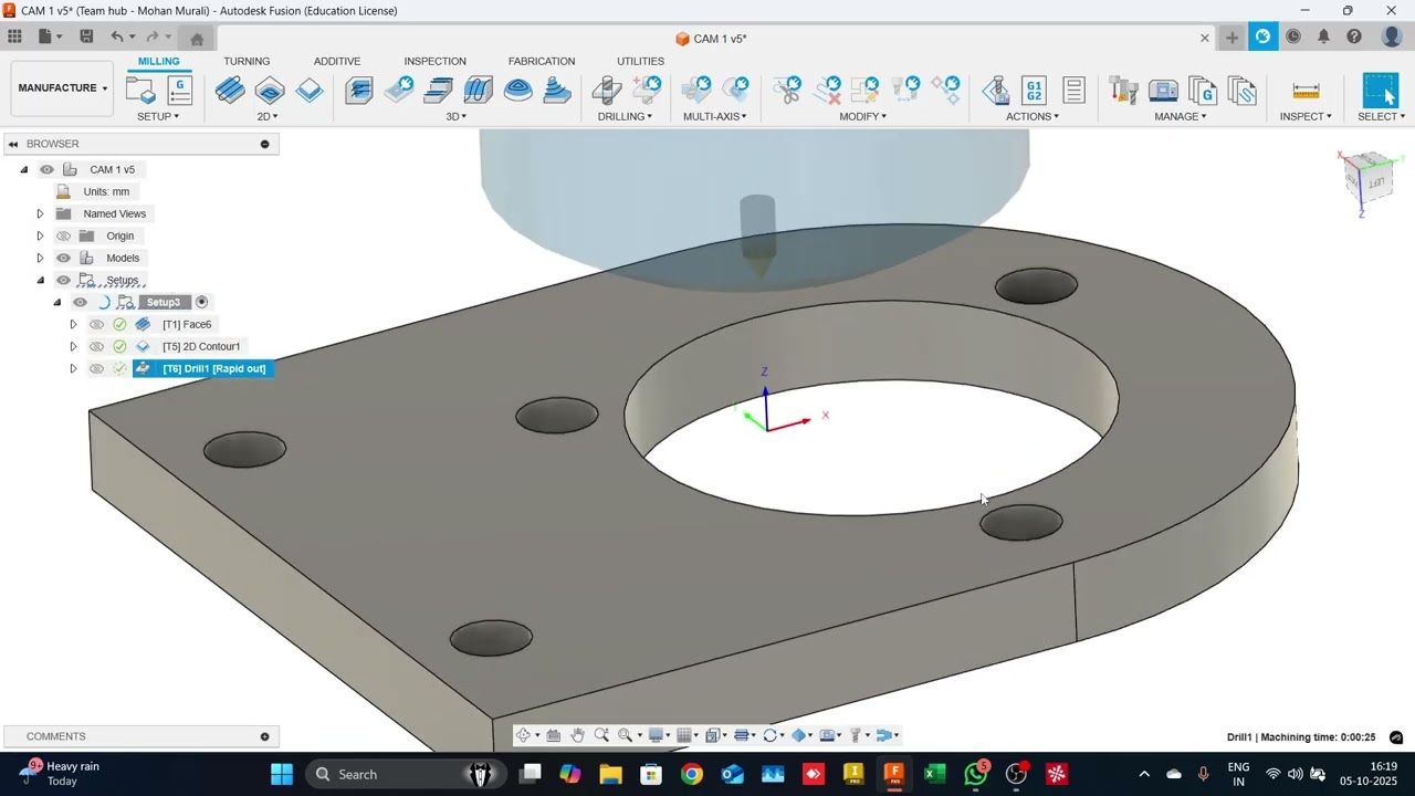 CNC Machining Basics – Drilling in Fusion 360 CAM Explained