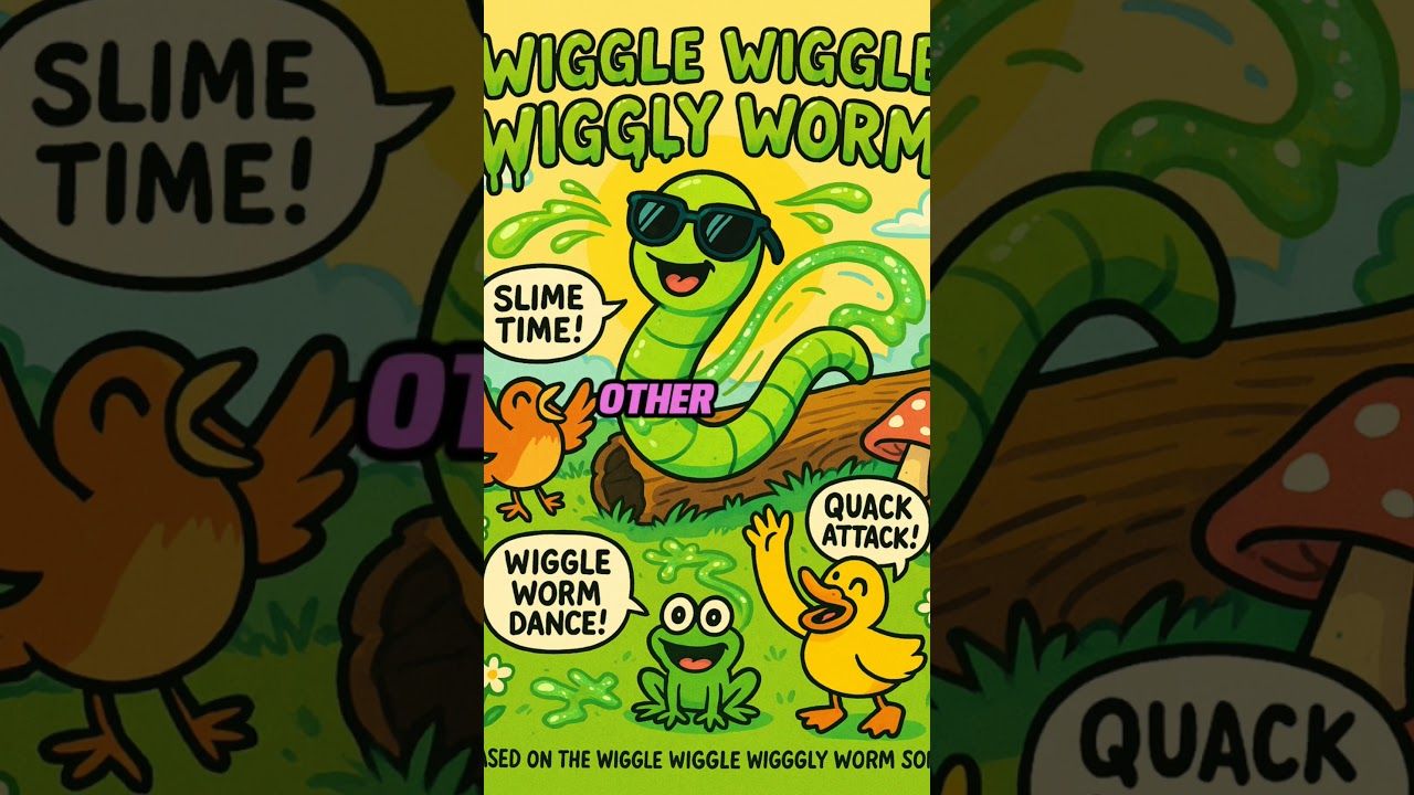 Wiggle Worm Dance 🐛💃 | Fun Kids Song