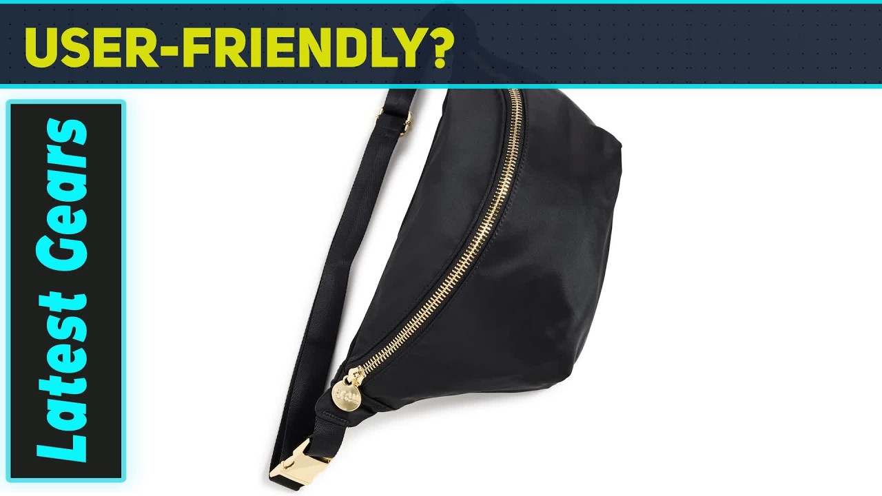 Stoney Clover Lane Women's Classic Jumbo Fanny Pack, Noir – Best Chic and Practical Accessory