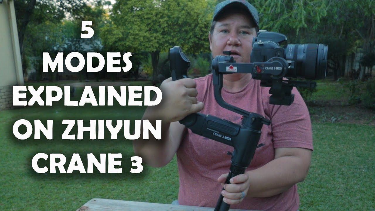 ZHIYUN CRANE 3 SETTINGS ALL 5 MODES EXPLAINED #violethenning