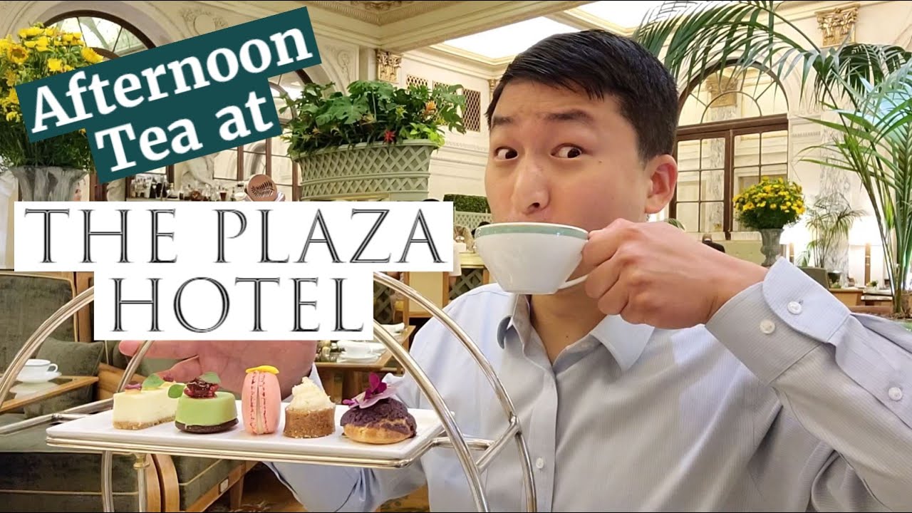 Afternoon Tea at The PLAZA HOTEL in NYC! Palm Court