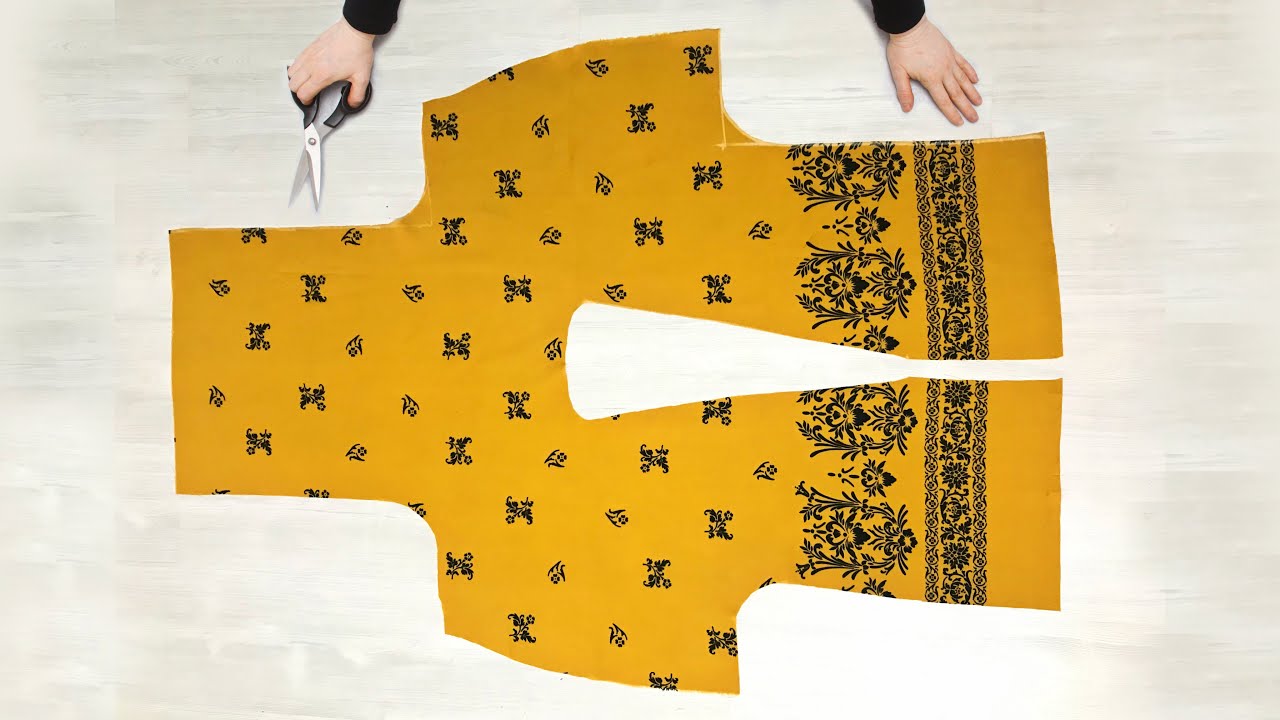 Ткань всего 1 метр и быстро 💥 шитье 1 шт. очень простой в крое блузки с запахом