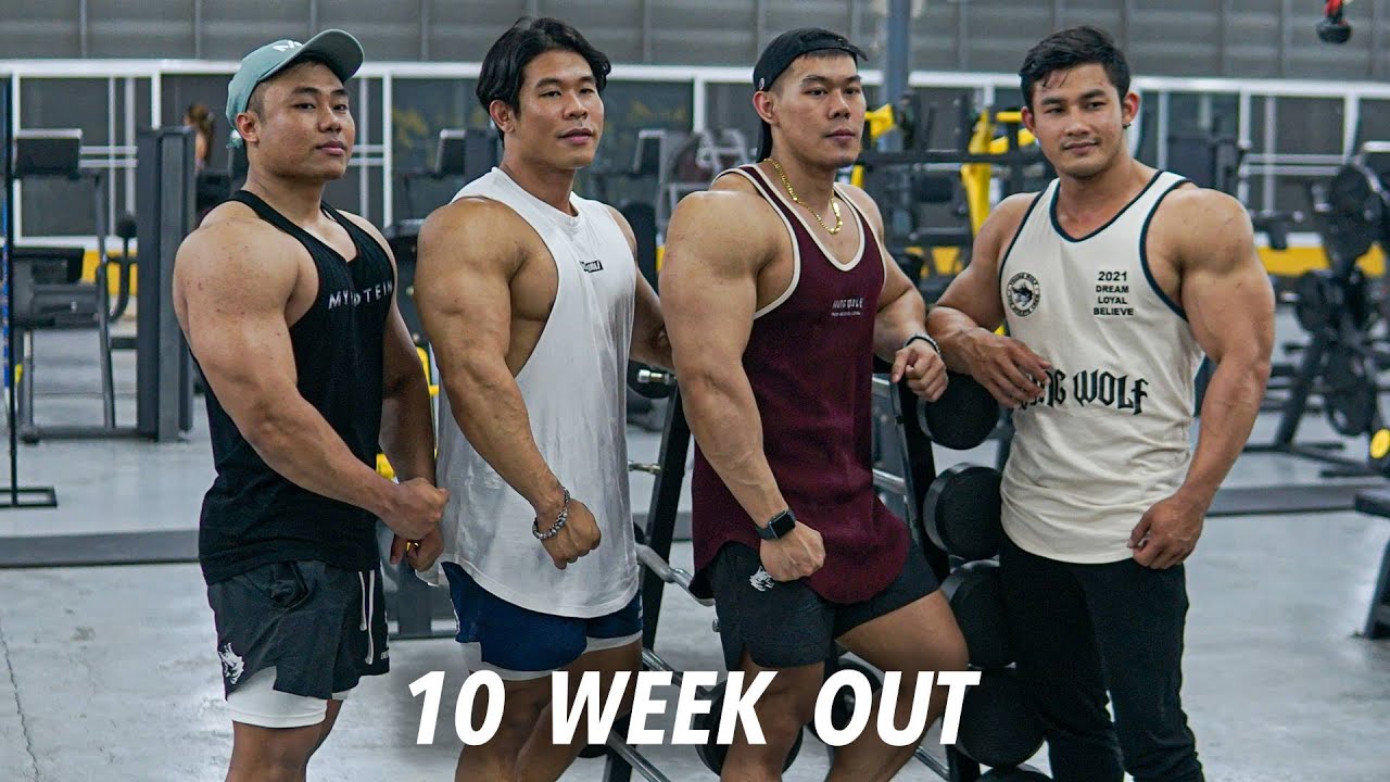 ซ้อมโปรแกรมนักกีฬา ระดับ PRO  / BACK WORKOUT / 10 WEEK OUT