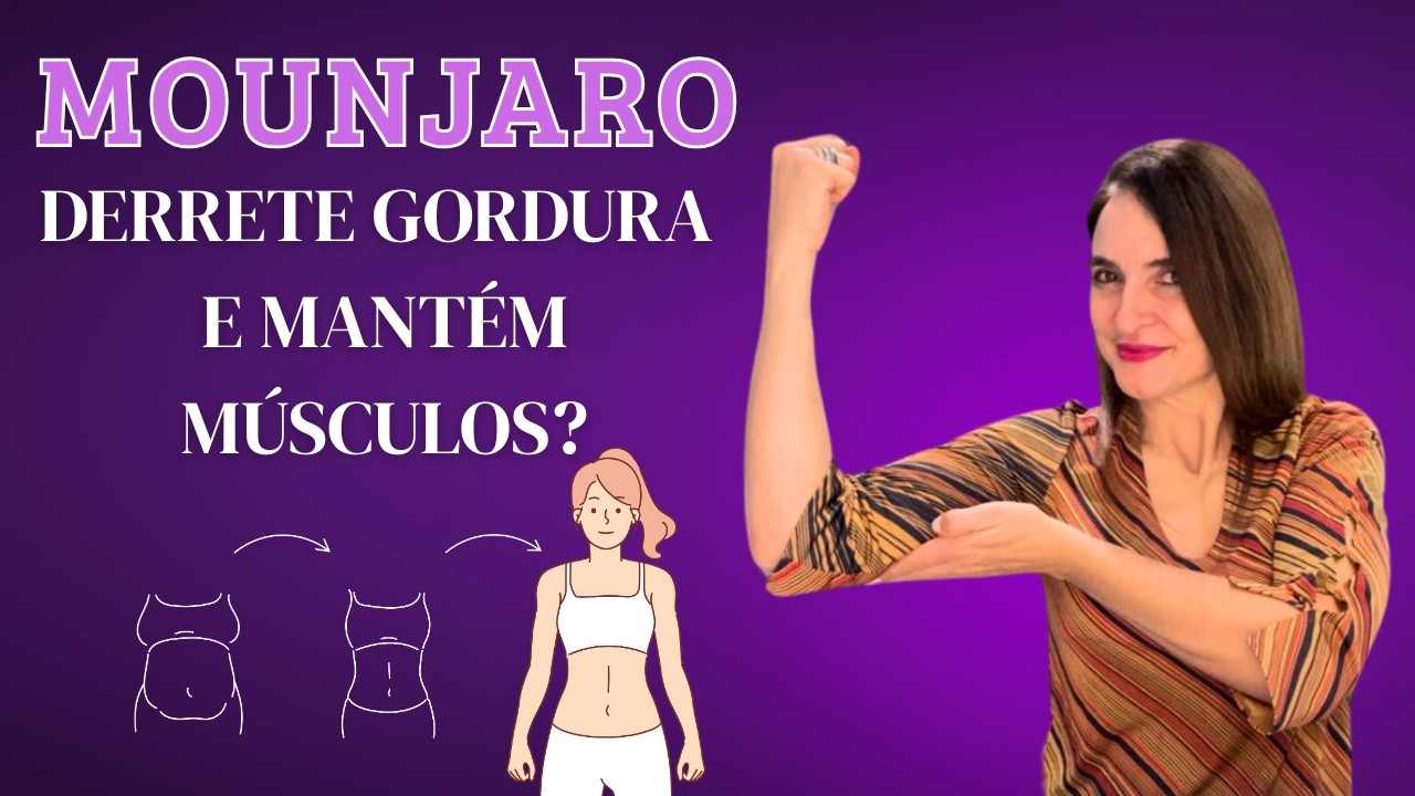 Como o  MOUNJARO ajuda a PERDER A BARRIGA e MELHORA OS MUSCULOS? Entenda o Estudo!
