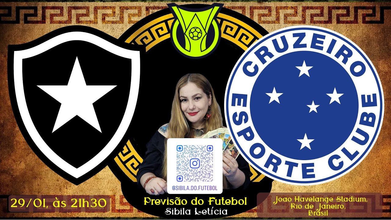 Previsão do Futebol - BRASILEIRÃO - Jogo entre Botafogo e Cruzeiro