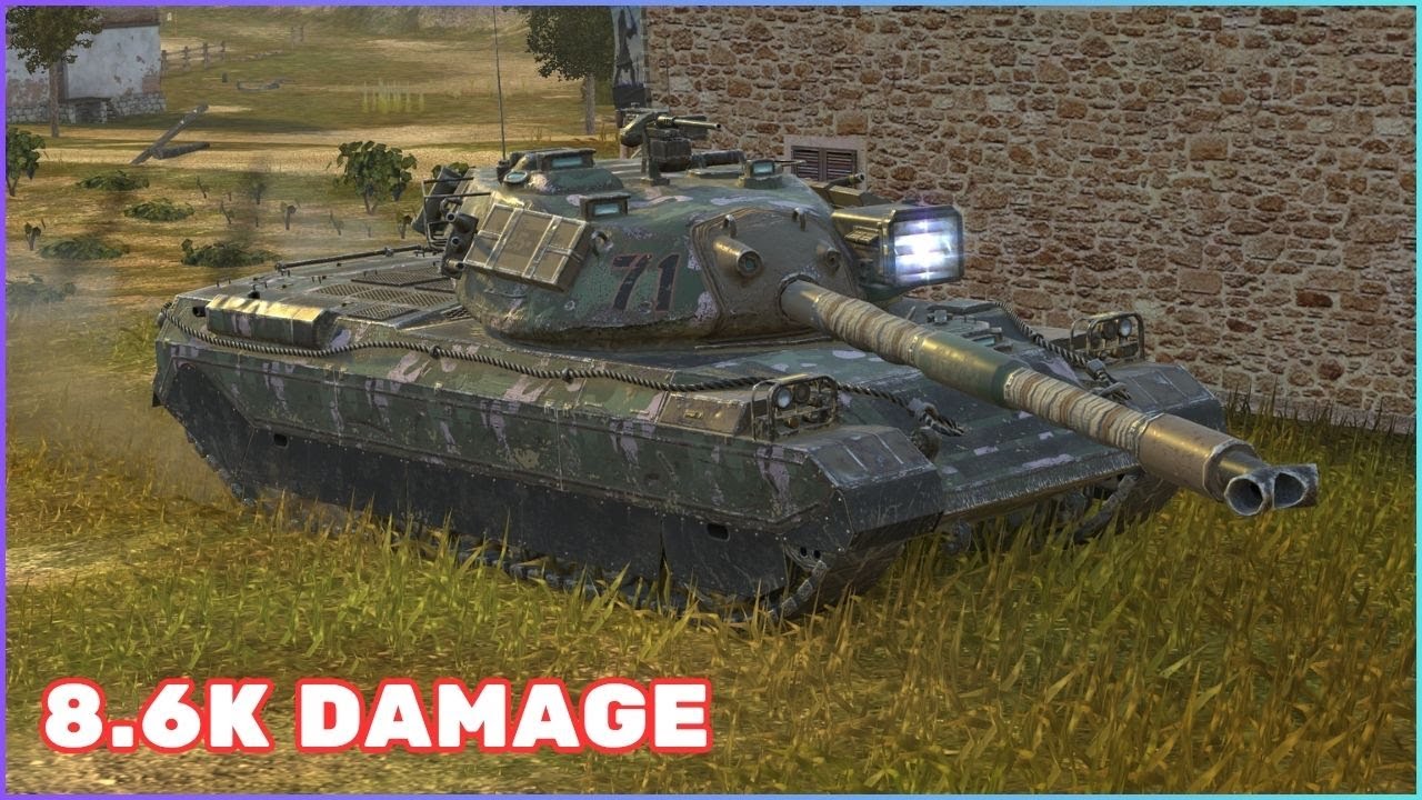 Type 71 ● 8.6K DAMAGE ● 4 KILLS ● WoT Blitz OP Replays