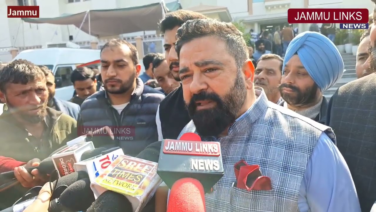 MLA Ajaz Jan hits back at MLA Vikram Randhawa over ‘90% land encroachment’ claim